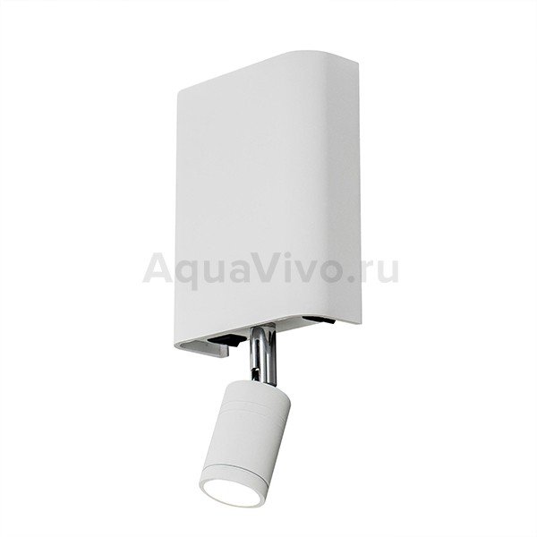 Настенный светильник Citilux Декарт CL704410, арматура белая, плафон металл белый, 9х4 см