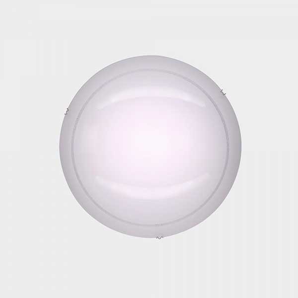 Настенно-потолочный светильник Citilux 918 CL918081, арматура хром, плафон стекло белое, 30х30 см - фото 1