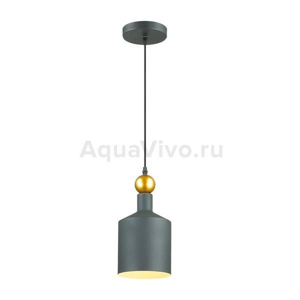 Подвесной светильник Odeon Light Bolli 4085/1, арматура черная, плафон металл черный, 15х146 см