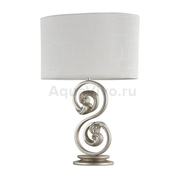 Интерьерная настольная лампа Maytoni Lantana H300-01-G, плафон/абажур ткань