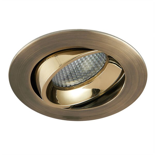 Потолочный светильник Citilux Альфа CLD001NW6, арматура бронзовая, плафон полимер золотой