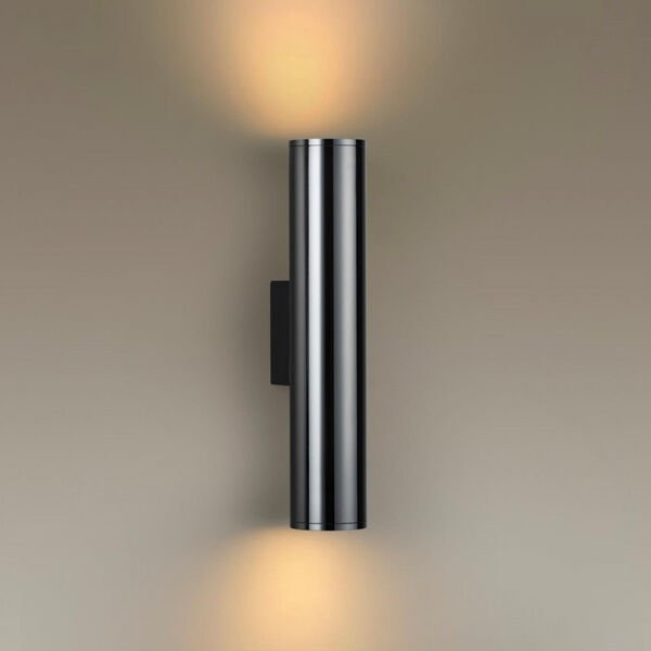 Бра Odeon Light Dario 4245/2WA, арматура черная, плафон металл черный - фото 1