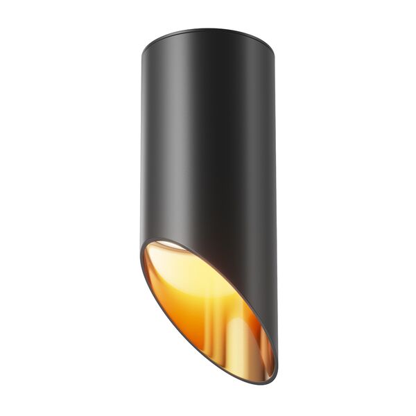 Потолочный светильник Maytoni Technicali Lipari C044CL-01-15GU10-B, арматура черная с золотом