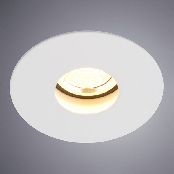 Точечный светильник Arte Lamp Accento A3217PL-1WH, арматура белая, 9х9 см