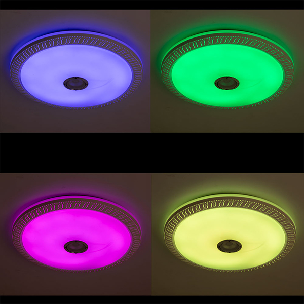 Потолочный светильник Arte Lamp Monile A2674PL-72WH, арматура белая, плафон акрил белый, 50х50 см - фото 1