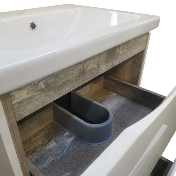 Мебель для ванной Corozo Бостон 60 Z2, цвет белый / антик - фото 1