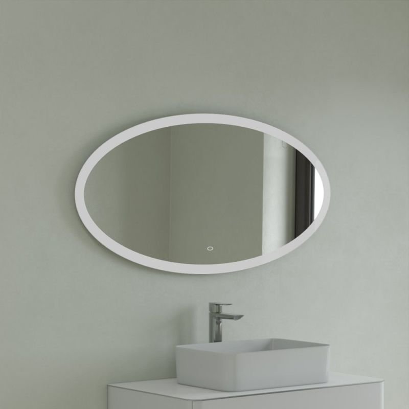 Зеркало Corozo Ориго 120х60 LED, с подвсеткой, цвет белый - фото 1