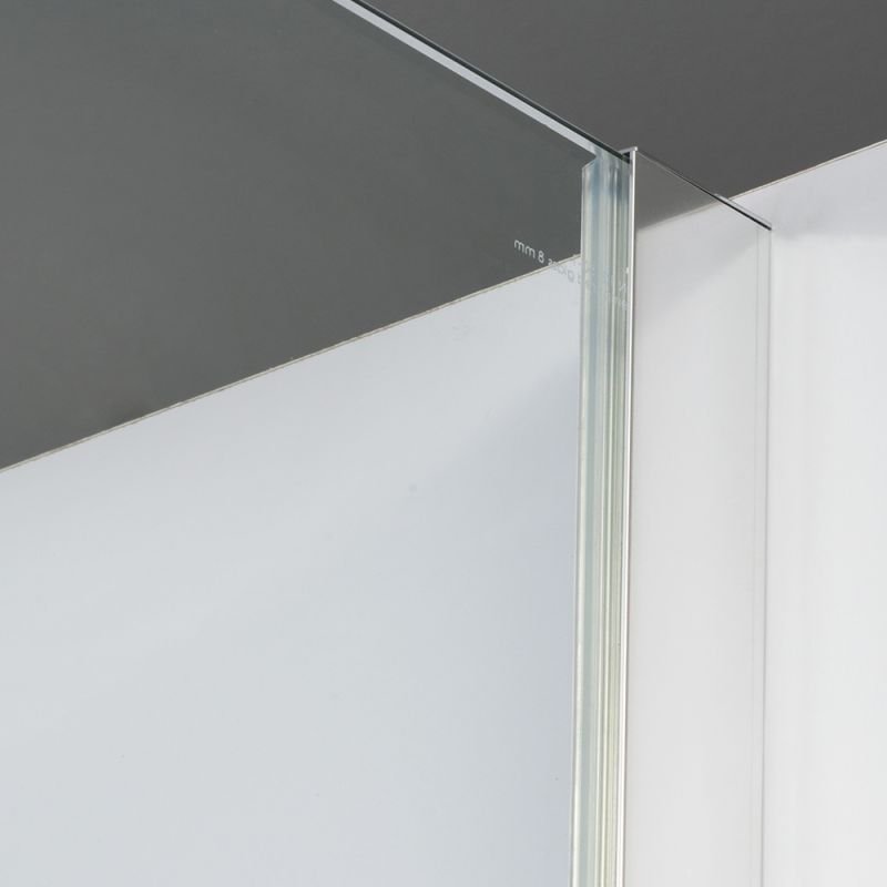 Душевая дверь WasserKRAFT Vils 56R12 100x200, стекло прозрачное, профиль серебристый