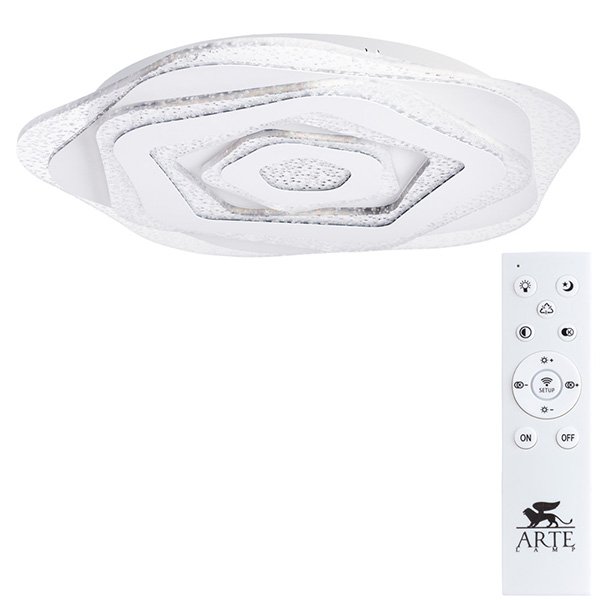 Потолочный светильник Arte Lamp Multi-Bead A1382PL-1CL, арматура белая, плафон пластик белый, 50х50 см