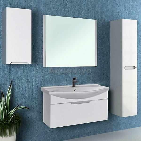 Мебель для ванной Dreja Laguna 105, цвет белый лак