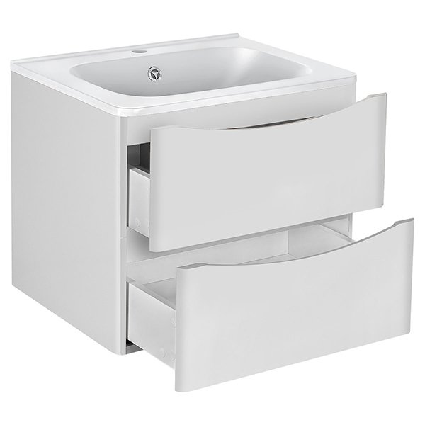 Мебель для ванной Vincea Paola 60, цвет белый глянец