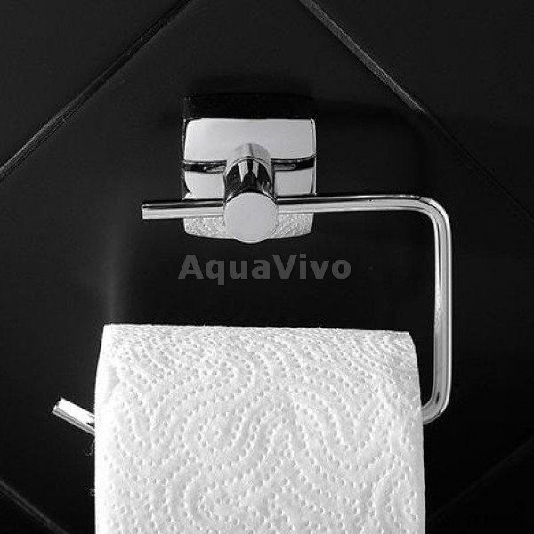 Держатель туалетной бумаги Fixsen Kvadro FX-61310A без крышки - фото 1