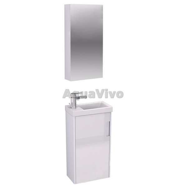 Мебель для ванной Velvex Klaufs 40 подвесной, цвет белый - фото 1