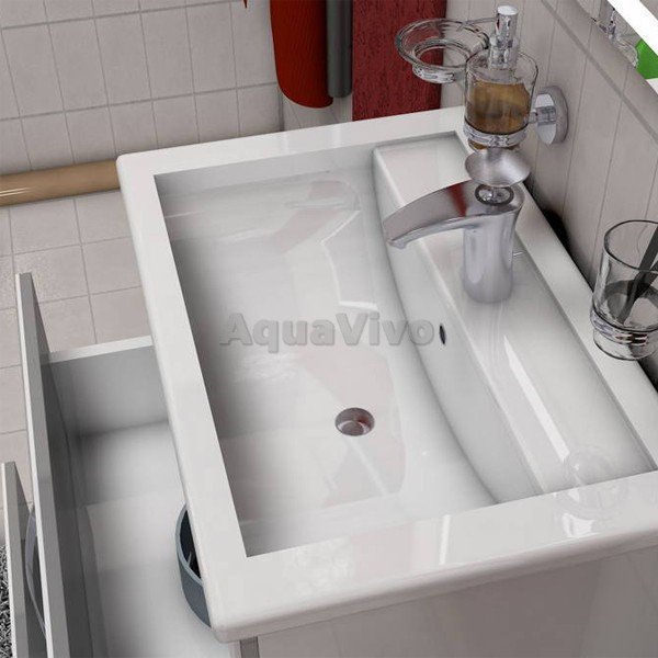 Мебель для ванной Какса-А Хилтон 80, напольная, цвет белый - фото 1