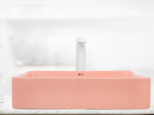 Раковина Weltwasser SK Elbach 2178 MP накладная, 51x41 см, цвет розовый матовый - фото 1