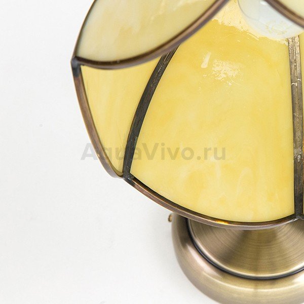 Бра Citilux Познань CL443311, арматура бронза, плафон стекло бежевое, 20х34 см