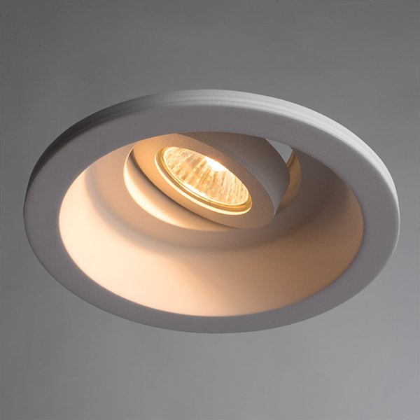 Точечный светильник Arte Lamp Invisible A9215PL-1WH, арматура белая, 16х16 см