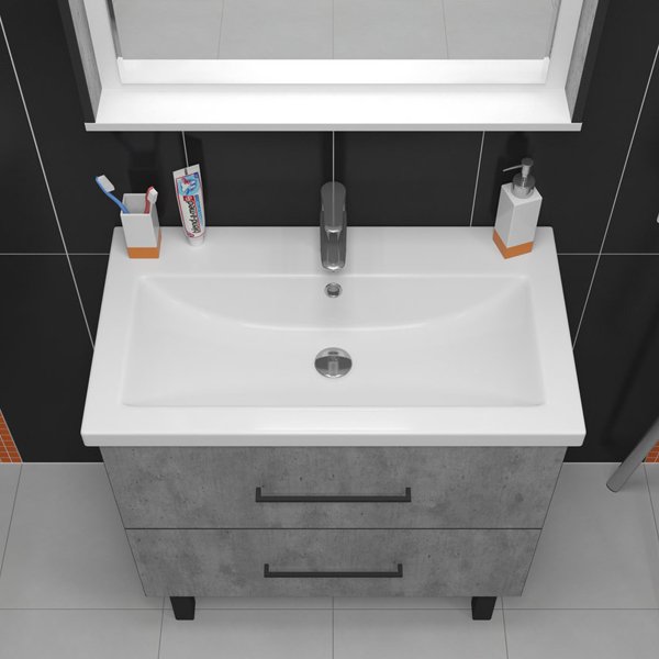 Мебель для ванной Какса-А Verona 60, напольная, цвет метрополитан - фото 1