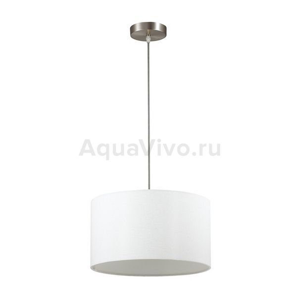 Подвесной светильник Lumion Nikki 3745/2, арматура цвет никель, плафон/абажур ткань, цвет белый