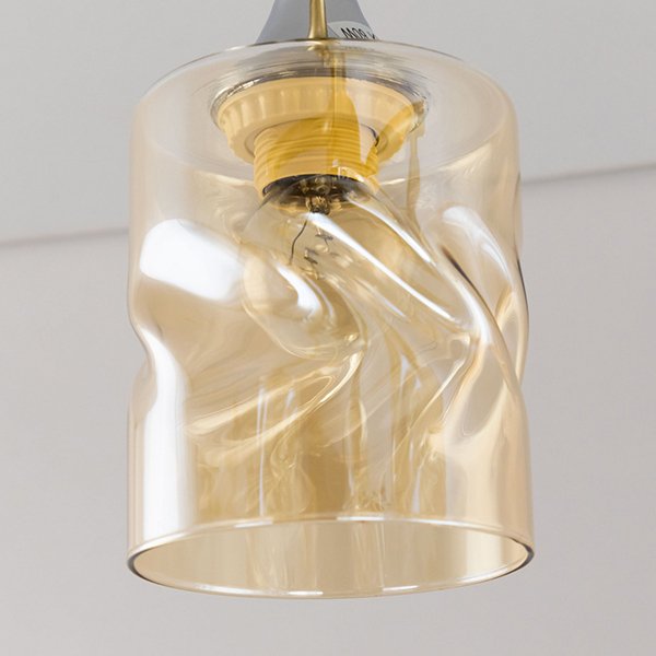 Потолочная люстра Citilux Клод CL137162, арматура золото, плафоны стекло бежевое, 62х62 см