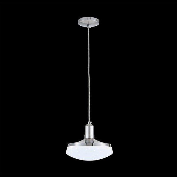 Подвесной светильник Citilux Тамбо CL716111Nz, арматура хром, плафон полимер белый, 4000 К, 22х22 см - фото 1