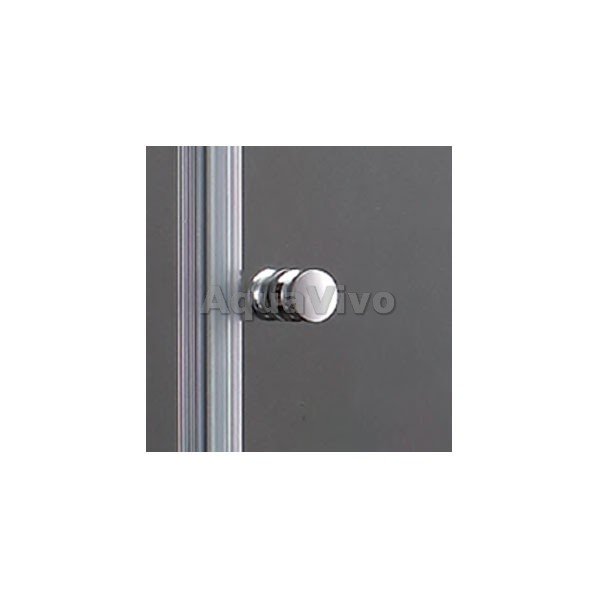 Душевая дверь Cezares ELENA-W-B-12-60/40-P-Cr-L 100, стекло punto, профиль хром, левая - фото 1