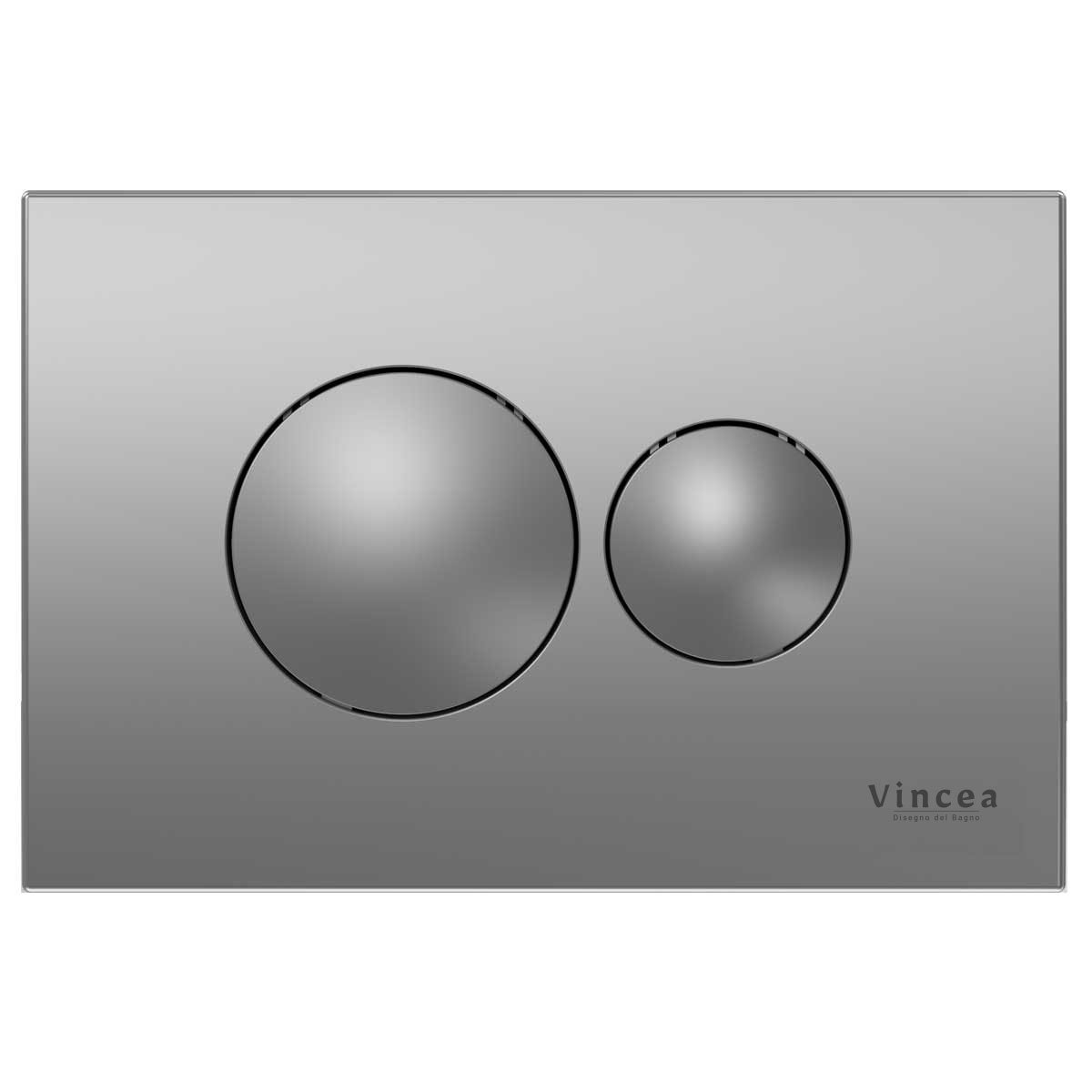 Кнопка смыва Vincea VFP-731MG для унитаза, цвет серый матовый