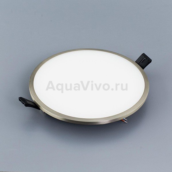 Точечный светильник Citilux Омега CLD50R221, арматура хром, плафон полимер белый, 3000K, 18х18 см