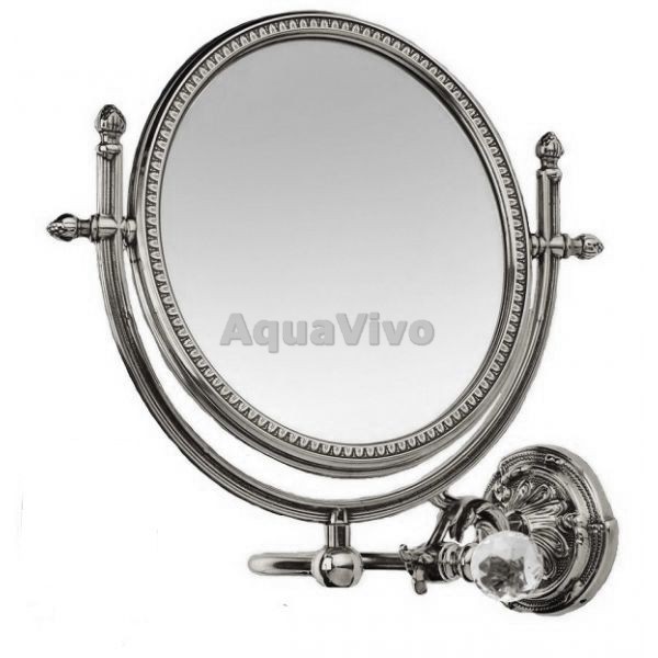 Косметическое зеркало Art&Max Barocco Crystal AM-2109-Cr-C, цвет хром