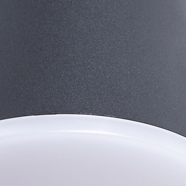 Настенный светильник Arte Lamp Chico A2212AL-2BK, арматура черный, плафоны металл / акрил белый / черный, 26х12 см - фото 1