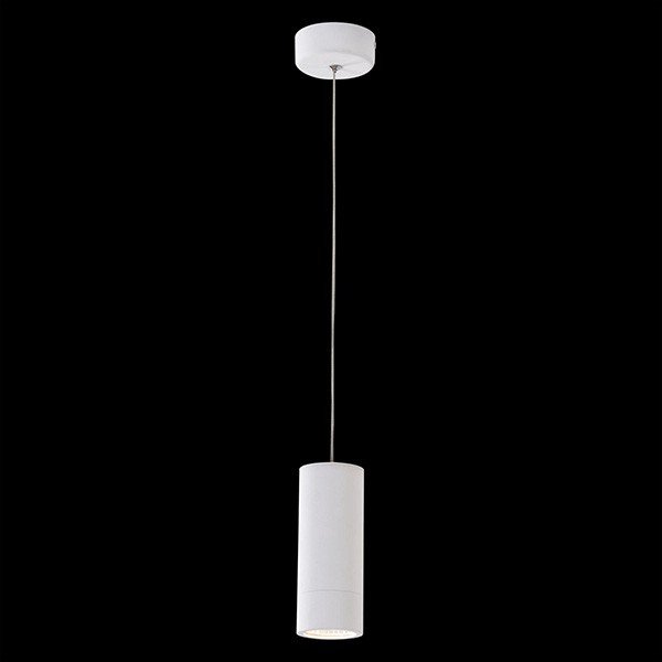 Подвесной светильник Citilux Стамп CL558120, арматура белая, плафон металл белый, 8х8 см - фото 1