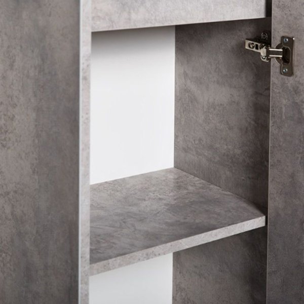 Шкаф-пенал Art & Max Family 40, цвет цемент - фото 1
