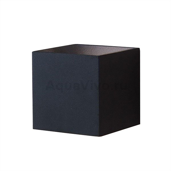 Настенный светильник Citilux Декарт-6 CL704061, арматура черная, плафон металл черный, 10х10 см