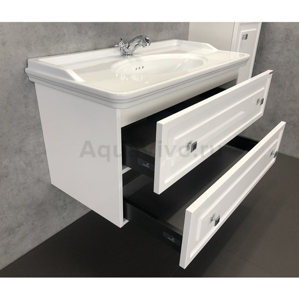 Мебель для ванной Comforty Феррара 100, цвет белый глянец - фото 1
