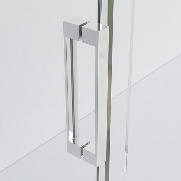Душевая дверь Vincea Como VPS-1C 120x195, стекло прозрачное, профиль черный