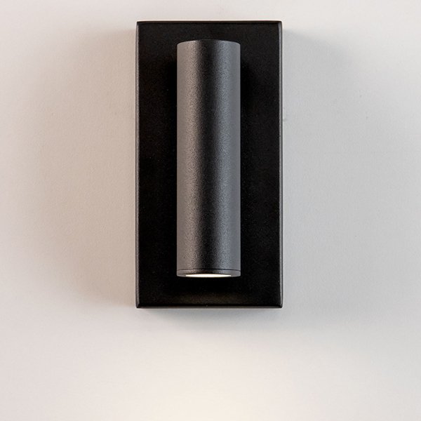 Настенный светильник Citilux Декарт CL704351, арматура черная, плафон металл черный, 6х12 см - фото 1