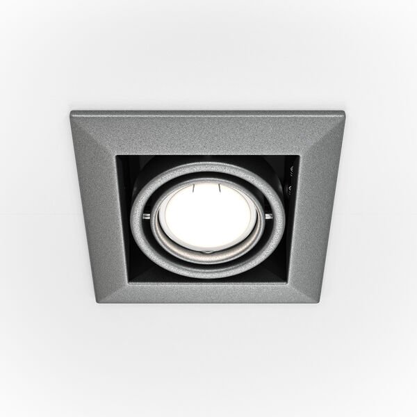 Точечный светильник Maytoni Technicali Metal Modern DL008-2-01-S, арматура серебро - фото 1