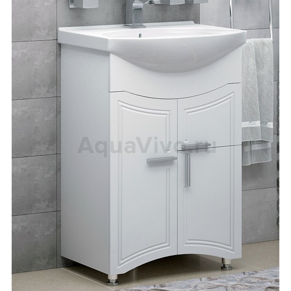 Мебель для ванной Corozo Креста 55, цвет белый - фото 1
