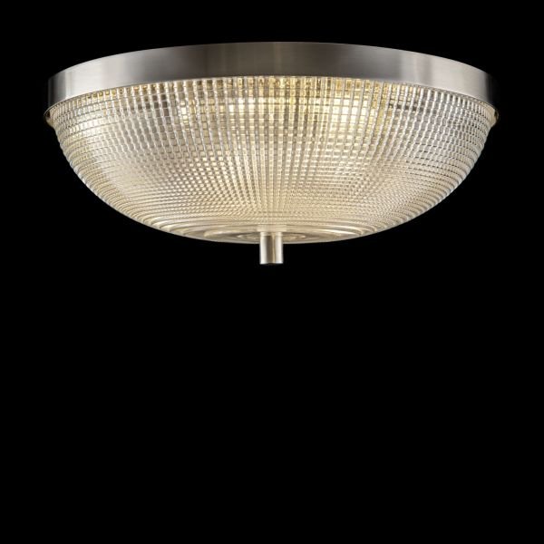 Потолочный светильник Maytoni Coupe C046CL-03N, арматура никель, плафон стекло белое - фото 1