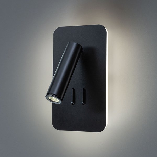 Бра Arte Lamp Electra A8233AP-1BK, арматура черная, плафон металл черный, 7х10 см