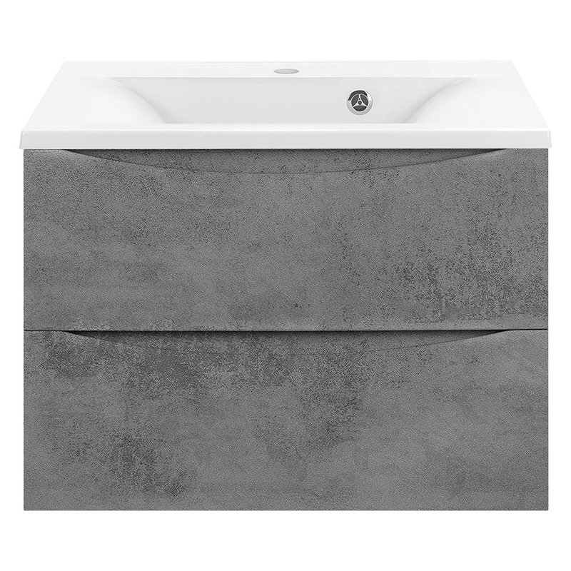 Мебель для ванной Vincea Mia 65, под раковину из искусственного камня, цвет бетон - фото 1