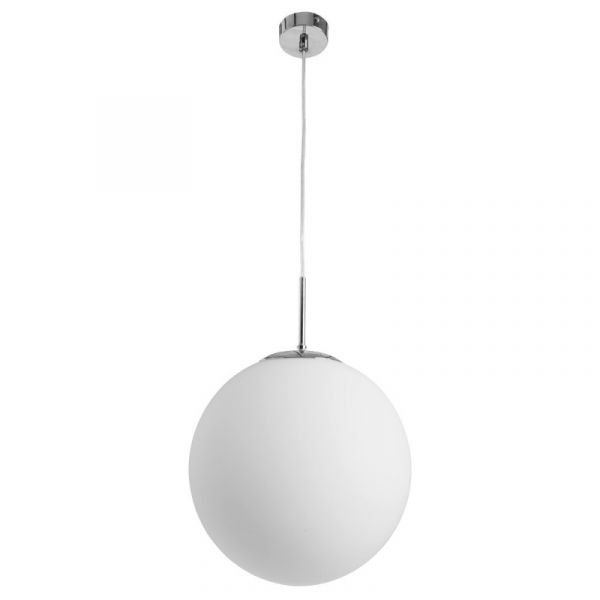 Подвесной светильник Arte Lamp Volare A1562SP-1CC, арматура цвет хром, плафон/абажур стекло, цвет белый