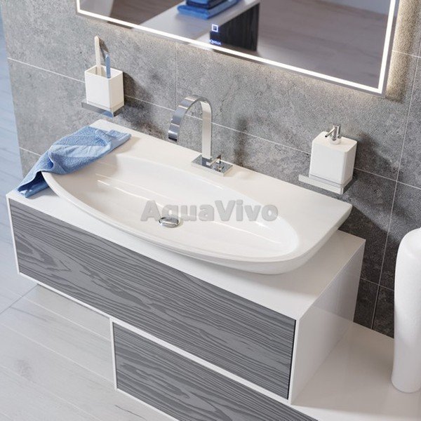 Мебель для ванной Aqwella Genesis 120, цвет белый - фото 1