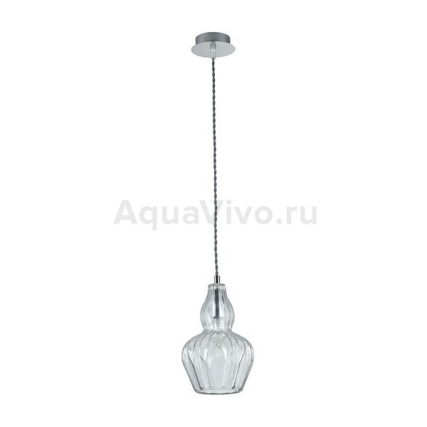 Подвесной светильник Maytoni Eustoma MOD238-PL-01-TR, арматура цвет никель, плафон/абажур стекло, цвет прозрачный