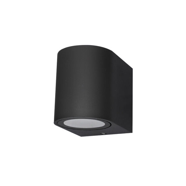 Настенный уличный светильник ST Luce Borgo SL9001.401.01, арматура черная, плафон металл черный