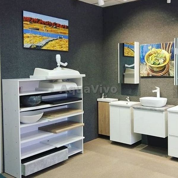 Мебель для ванной Velvex Klaufs 50 подвесной, цвет белый - фото 1