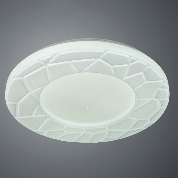 Потолочный светильник Arte Lamp Biscotti A2678PL-72WH, арматура белая, плафон акрил белый, 49х49 см - фото 1