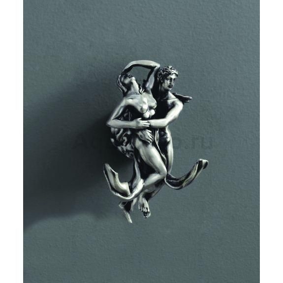 Крючок Art & Max Romantic AM-B-0812-T, двойной, цвет серебро