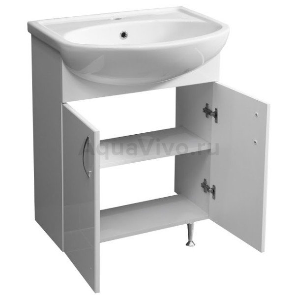 Мебель для ванной Stella Polar Концепт Эко 60, напольная, цвет белый - фото 1