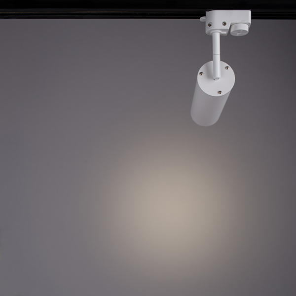 Спот Arte Lamp Periscopio A1412PL-1WH, арматура белая, плафон металл белый, 6х18 см